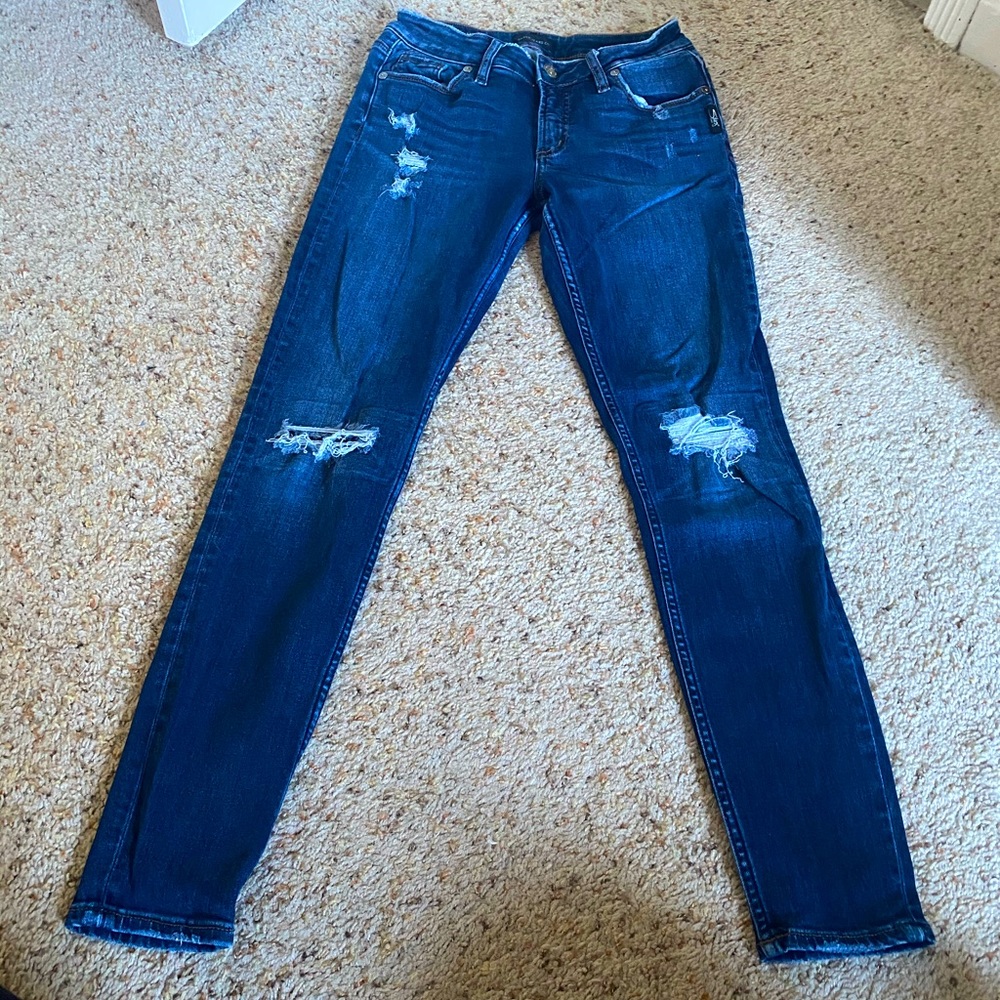 Silver jeans